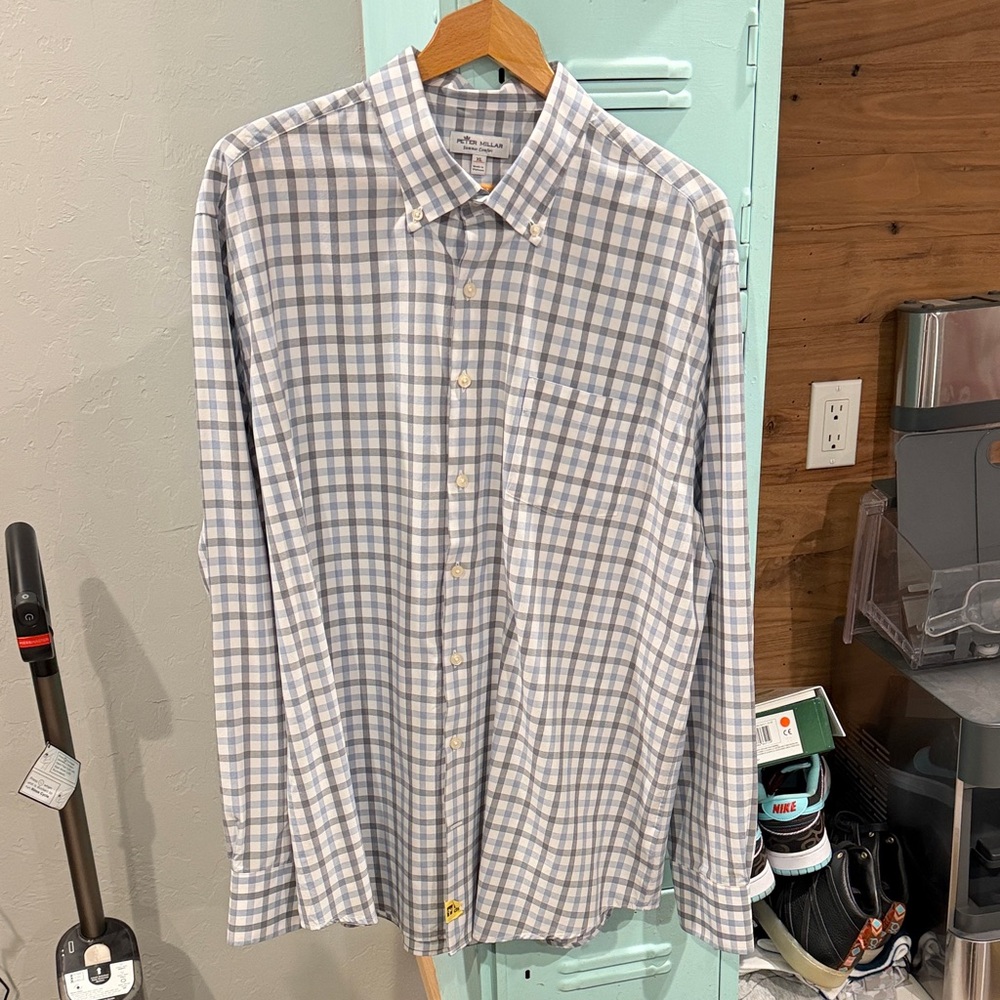 Peter Millar long sleeve button up dress shirt